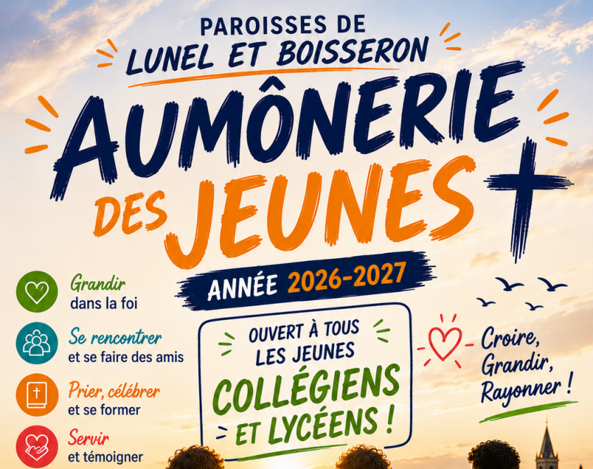 Rentrée de l&rsquo;aumônerie des jeunes